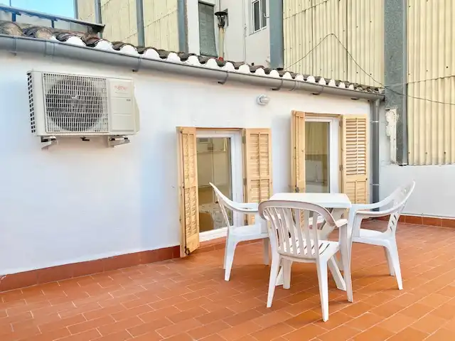Terrace of Attic for rent in Barcelona  with Air Conditioner, Heating and Terrace