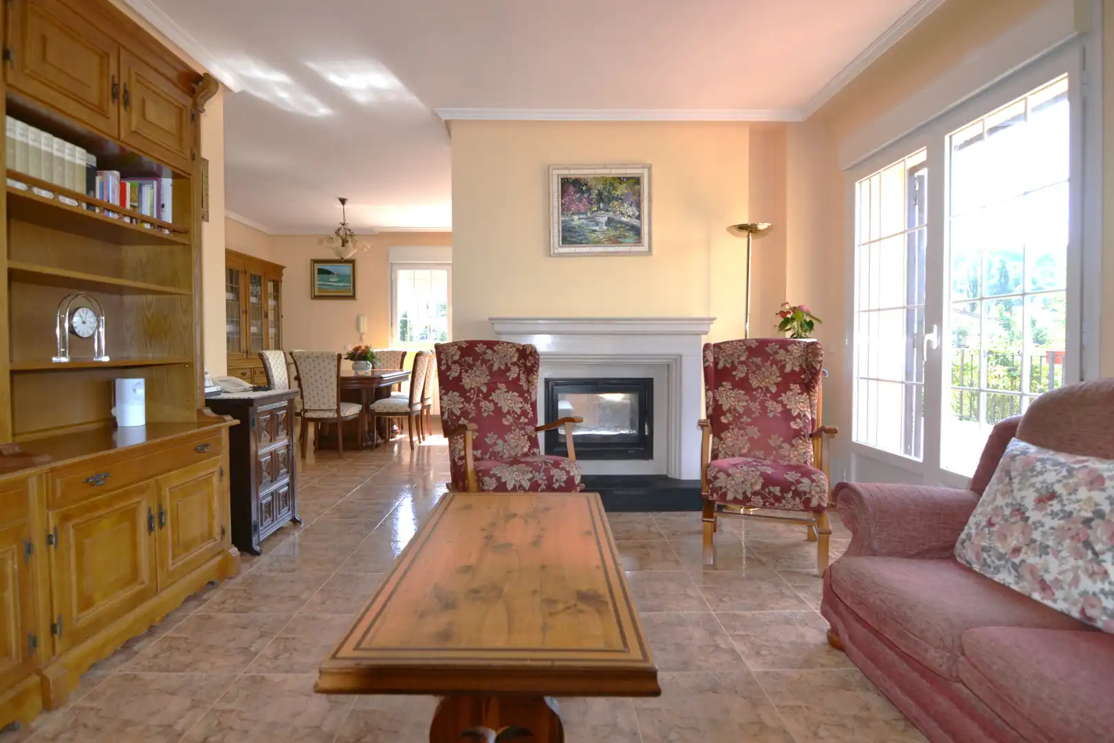 Sala de estar de Casa o chalet en venta en Somosierra con Calefacción, Jardín privado y Terraza
