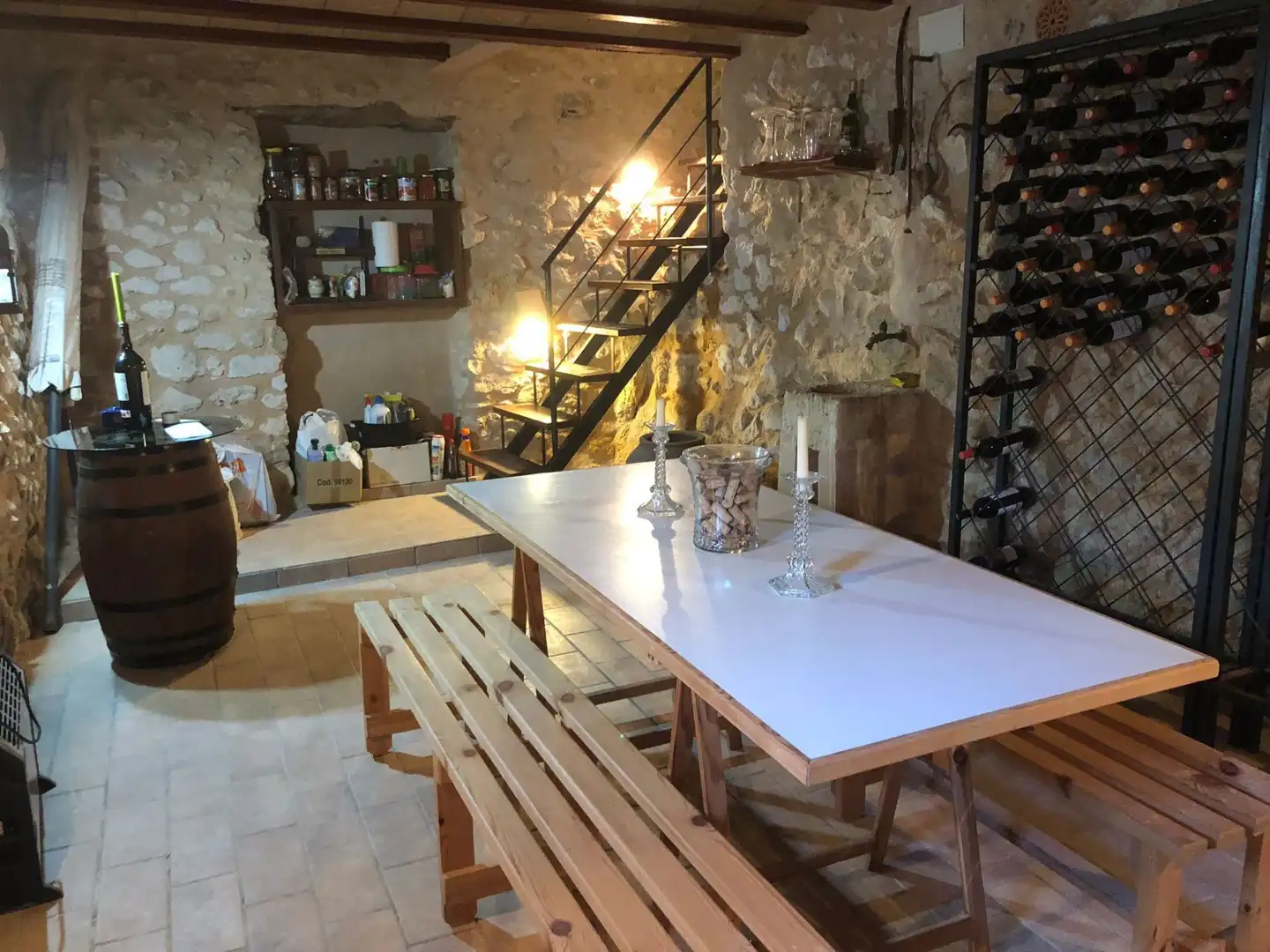Esszimmer von Wohnungen zum Verkauf in La Vall d'Alcalà mit Klimaanlage und Möbliert