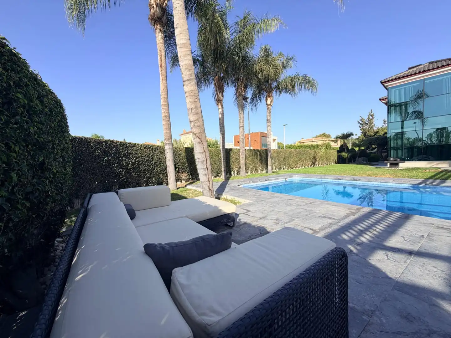 Jardín de Casa o chalet de alquiler en Elche / Elx con Aire acondicionado, Calefacción y Jardín privado