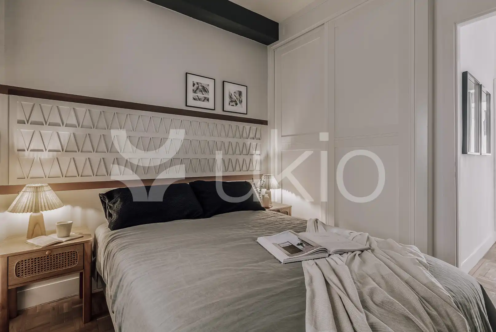Dormitori de Apartament de lloguer en Barrio de Salamanca