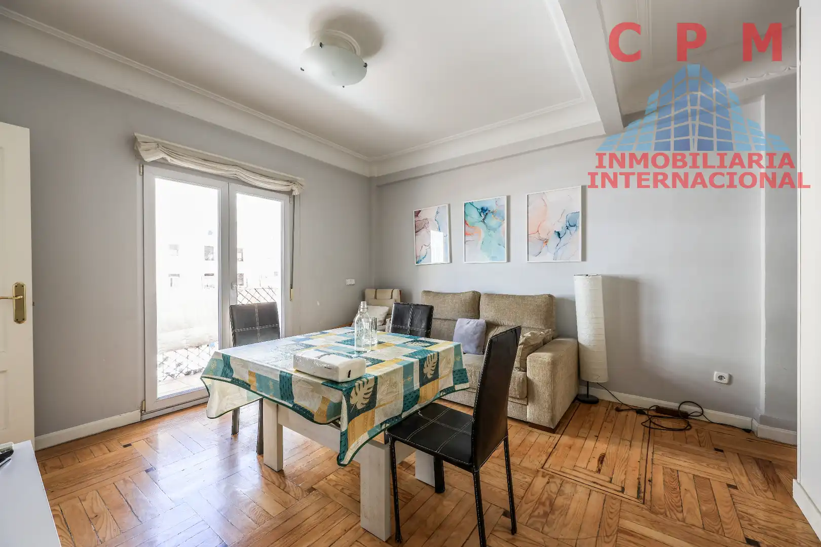 Sala de estar de Piso de alquiler en Madrid con Aire acondicionado, Calefacción y Terraza