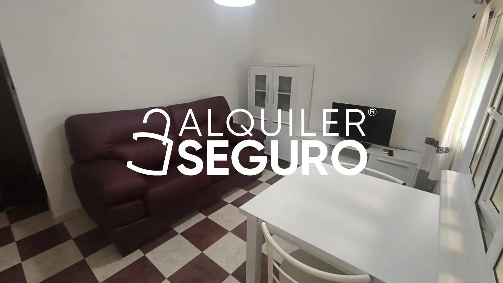 Sala de estar de Piso de alquiler en Sevilla con Aire acondicionado y Amueblado