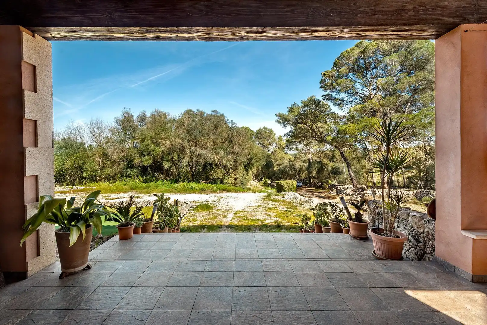 Terraza de Finca rústica en venta en Sencelles con Calefacción, Jardín privado y Terraza