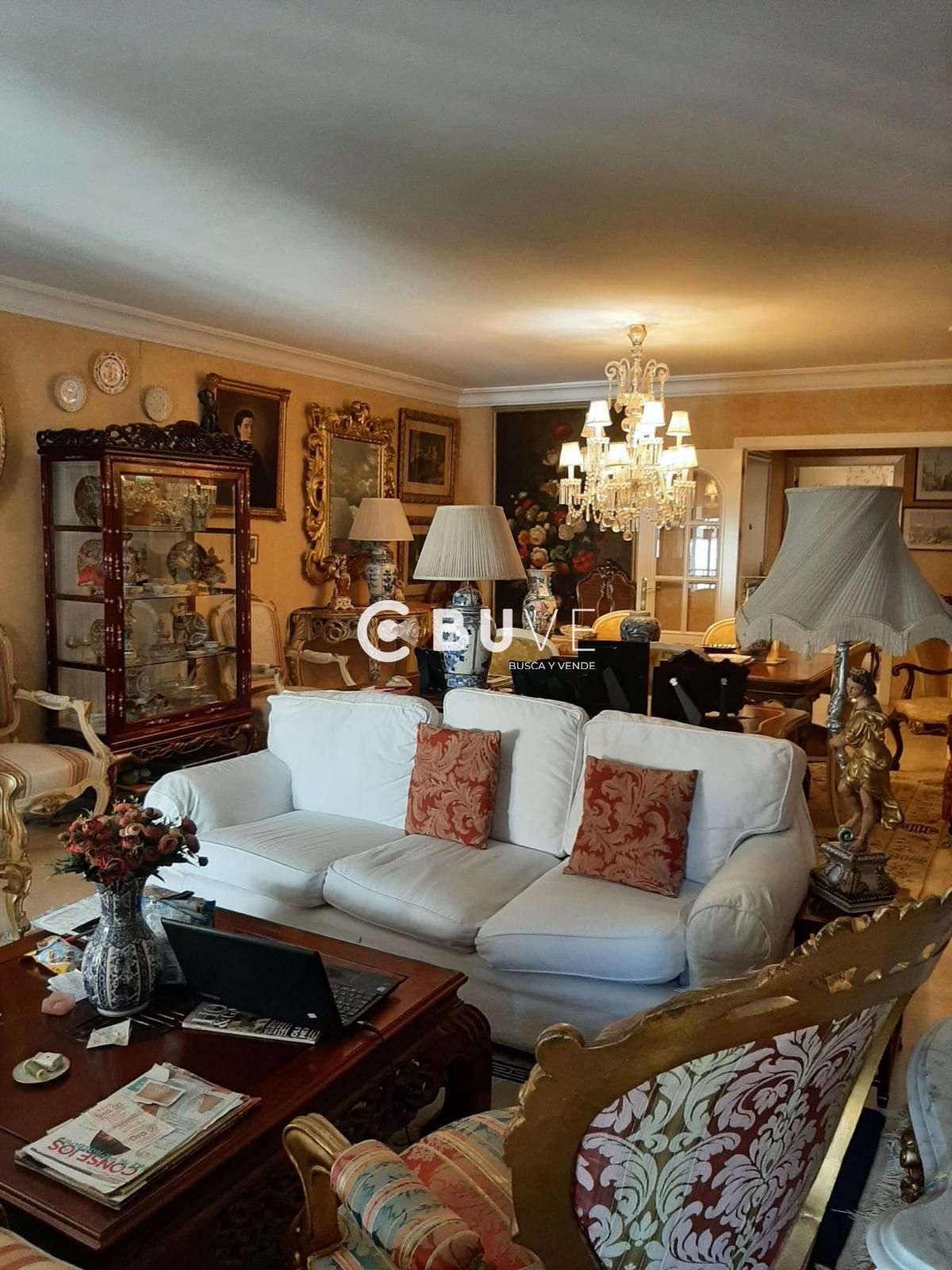 Sala de estar de Piso en venta en  Sevilla Capital con Aire acondicionado y Terraza