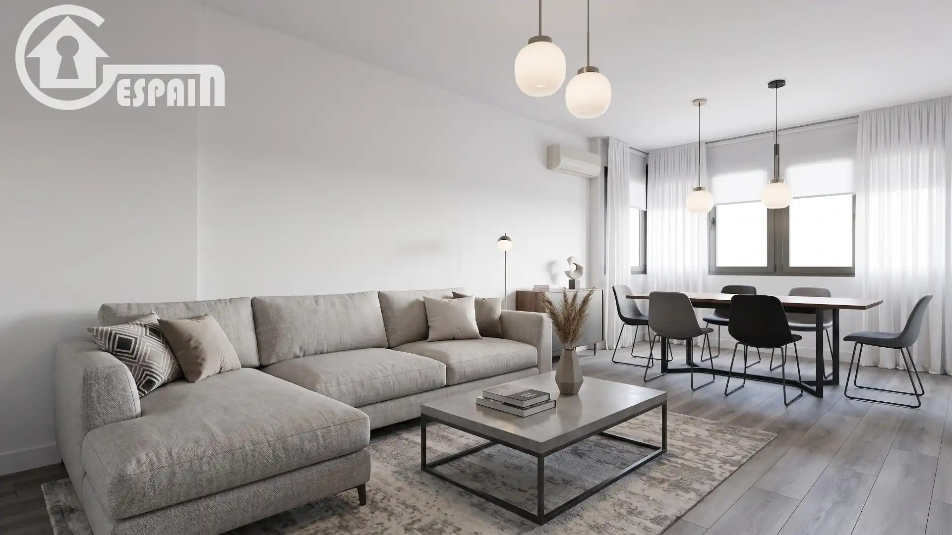 Living room of Flat for sale in Madrid  with Air Conditioner and Heating