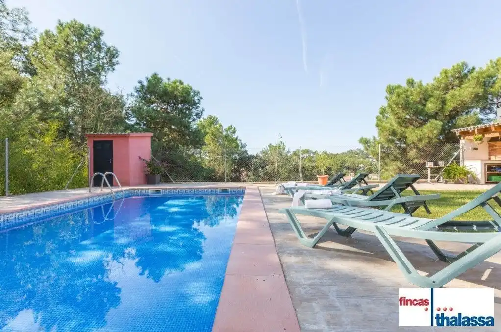 Swimming pool of Houses for sale in Lloret de Mar  with Air Conditioner, Private garden and Storage room