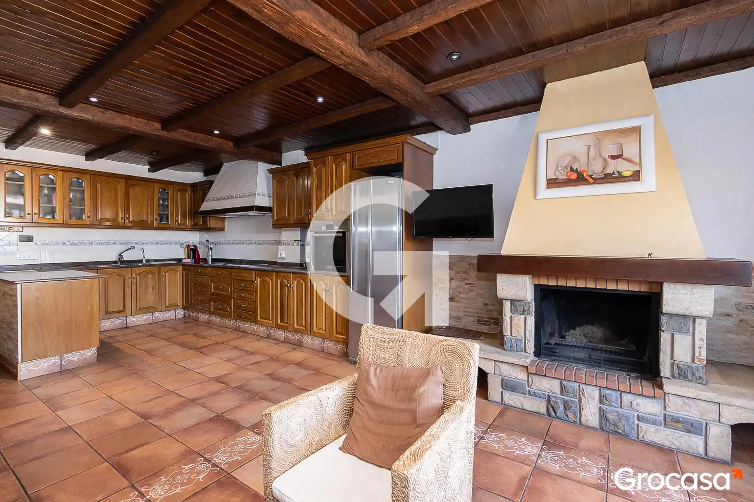 Kitchen of Detached homes for sale in Mataró  with Air Conditioner, Heating and Private garden