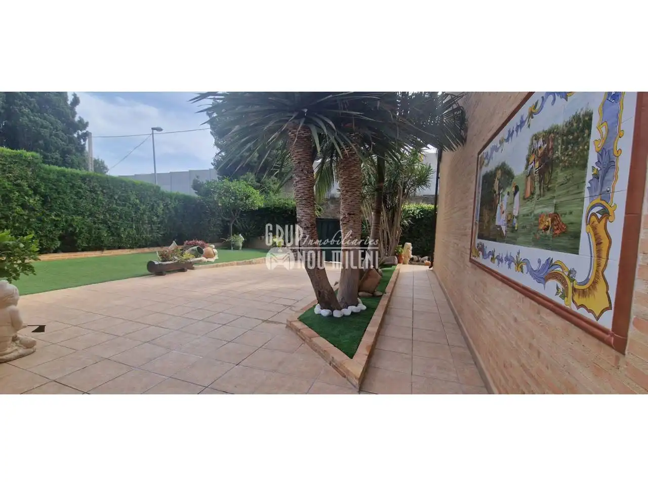 Garden of Houses for sale in Picassent  with Air Conditioner, Private garden and Terrace