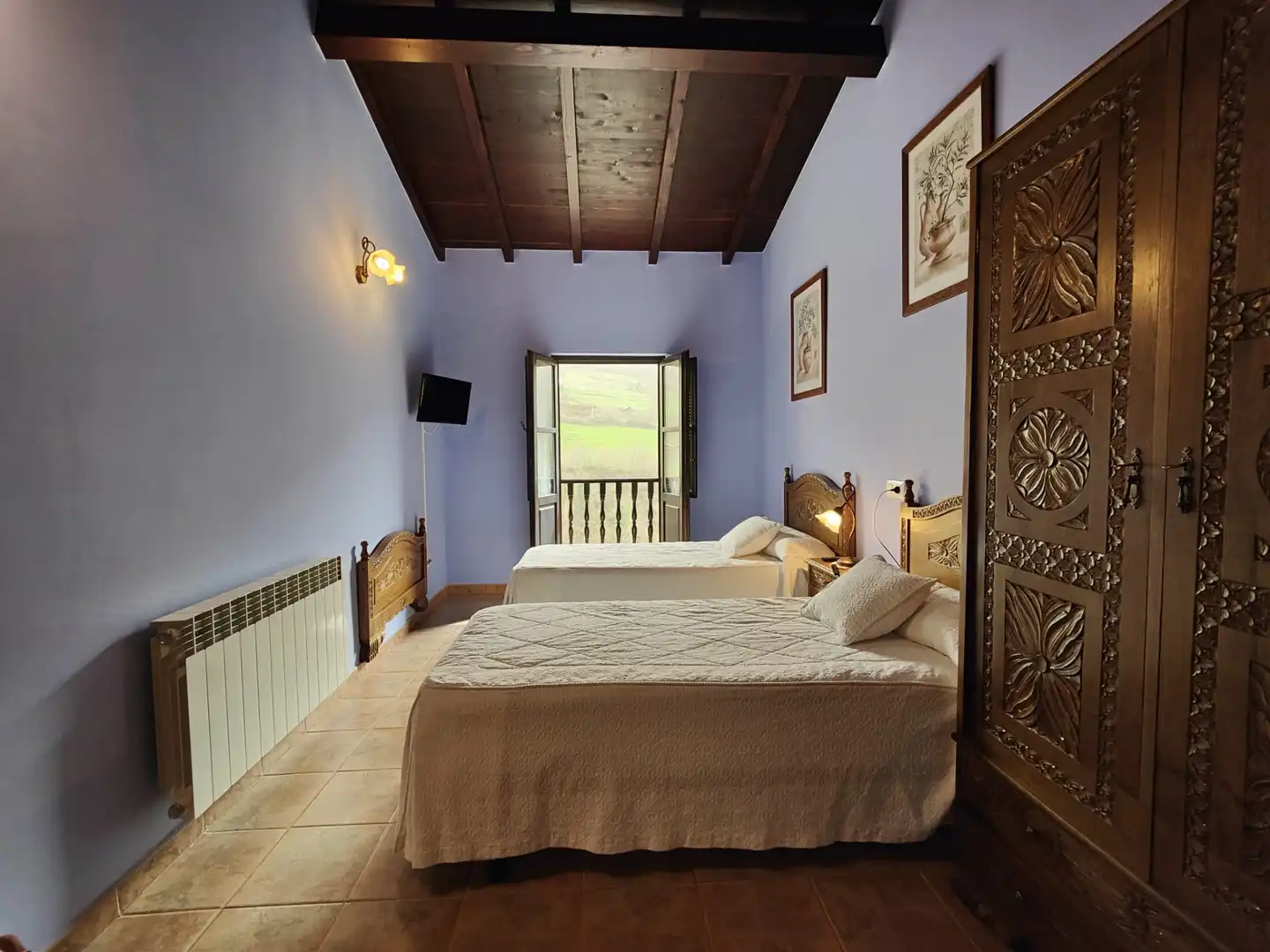 Habitación de Casa o chalet en venta en Quirós con Jardín privado, Amueblado y Balcón