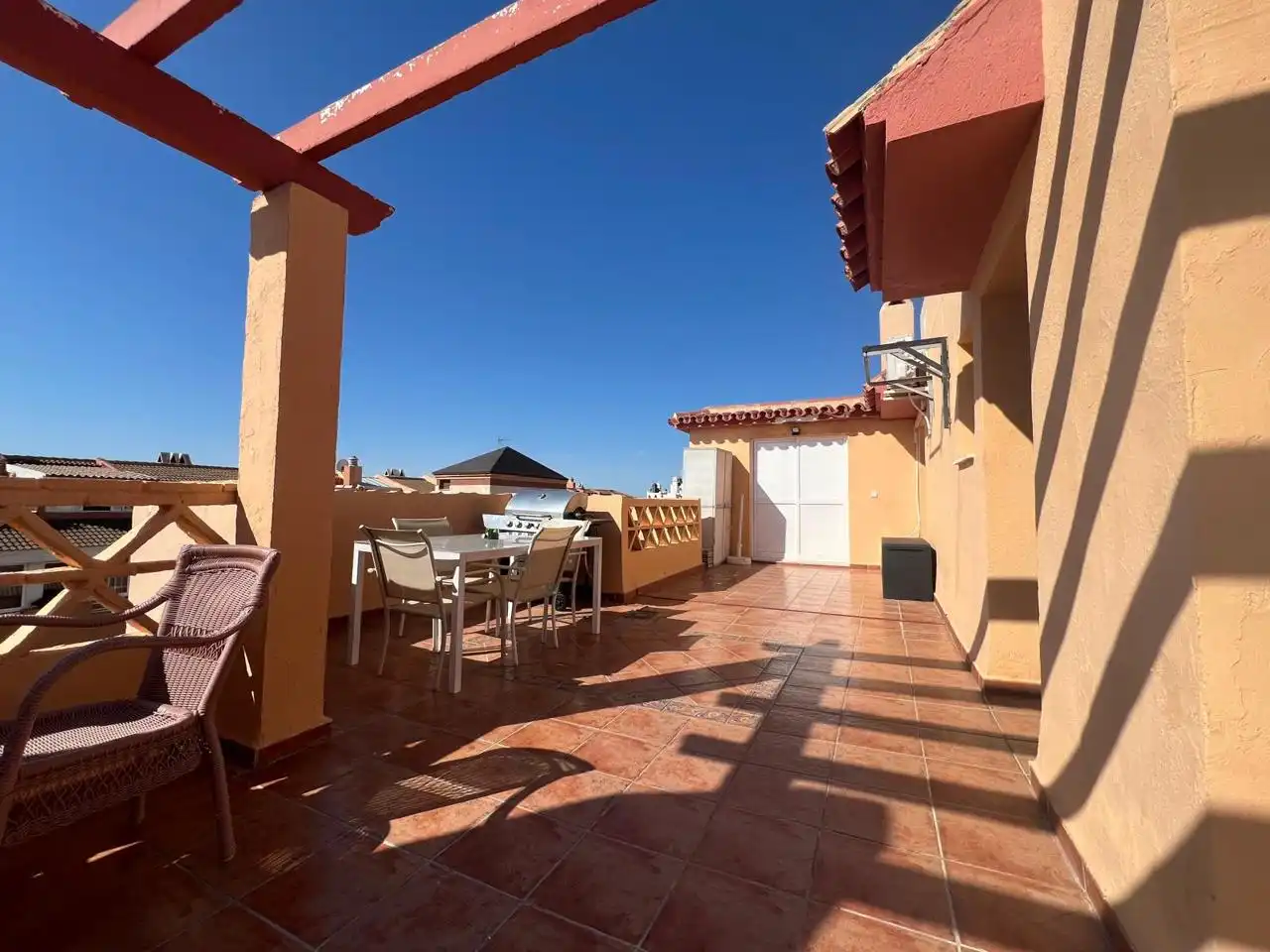 Terraza de Ático de alquiler en Benalmádena con Aire acondicionado, Terraza y Trastero