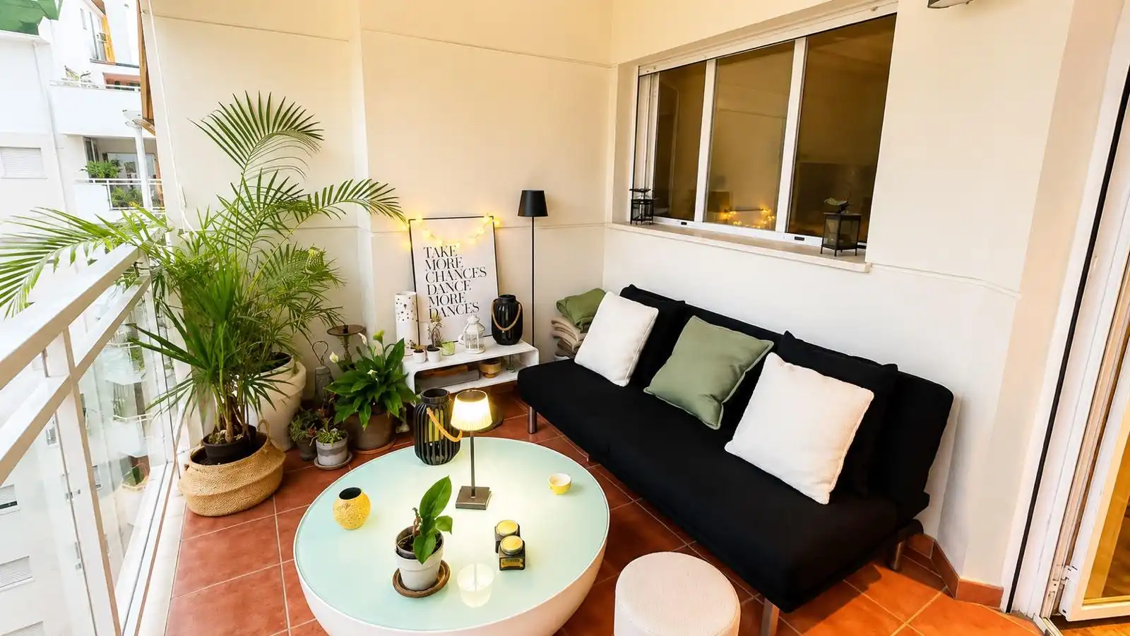 Balcony of Flat for sale in Valencia  with Air Conditioner, Heating and Private garden