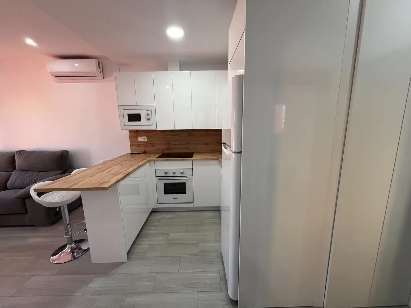 Kitchen of Flat for sale in Islantilla  with Air Conditioner, Terrace and Furnished