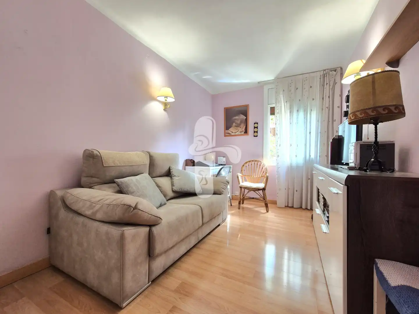 Sala de estar de Piso en venta en Barcelona con Aire acondicionado, Calefacción y Balcón