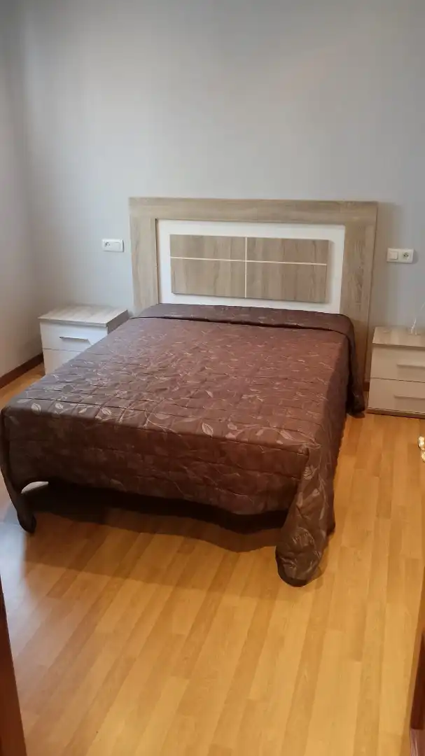 Bedroom of Flat for sale in Gijón   with Heating, Parquet flooring and Furnished