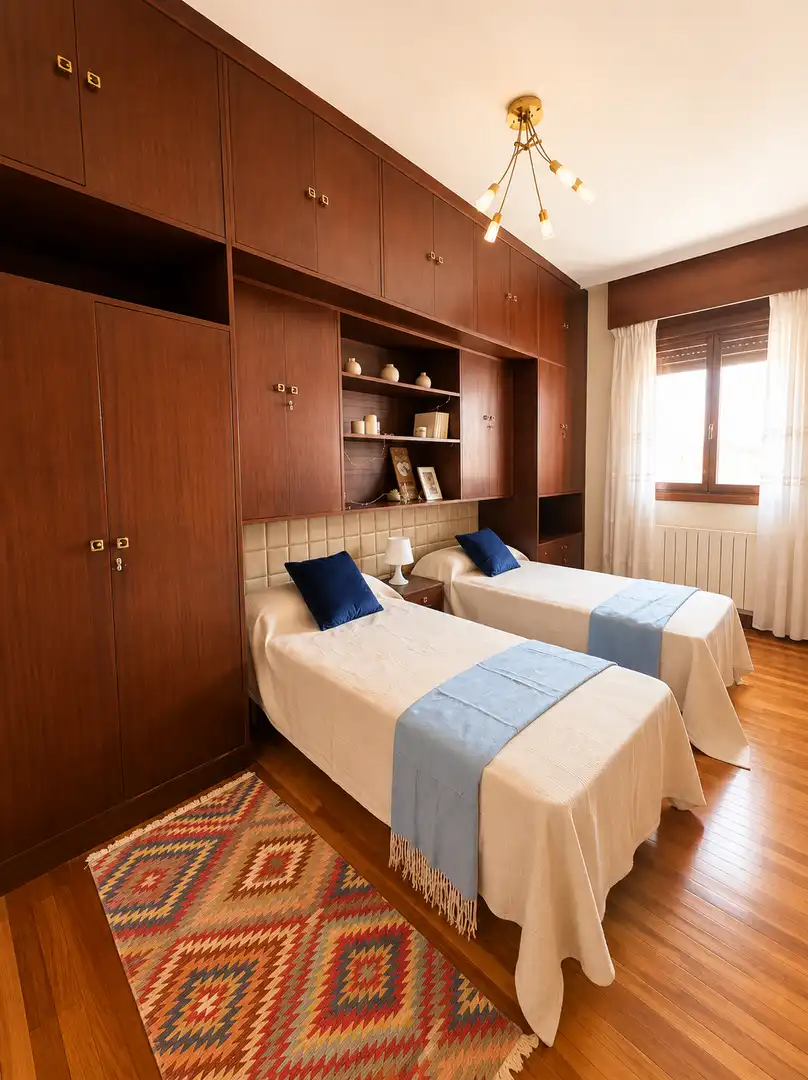 Bedroom of Flat for sale in Bilbao   with Heating and Terrace