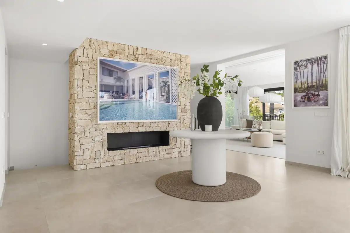 Living room of Houses for sale in Nueva Andalucía