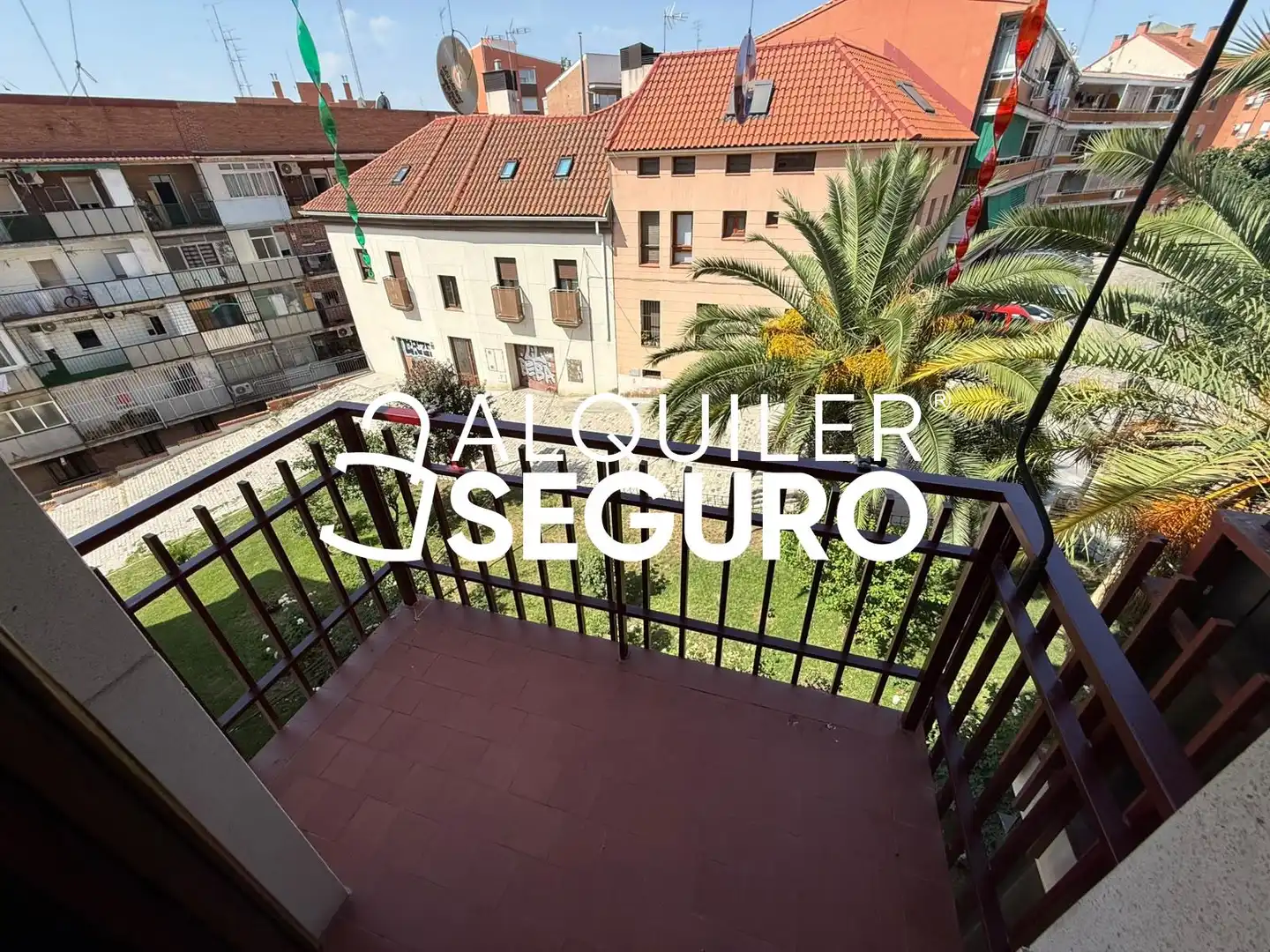 Terraza de Piso de alquiler en Madrid con Aire acondicionado, Calefacción y Terraza