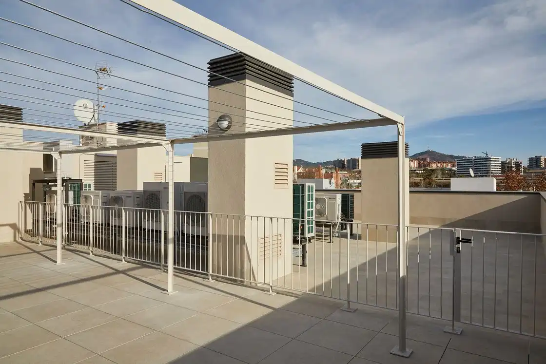 Terrasse von Wohnung zur Miete in Sant Joan Despí mit Klimaanlage, Heizung und Privatgarten