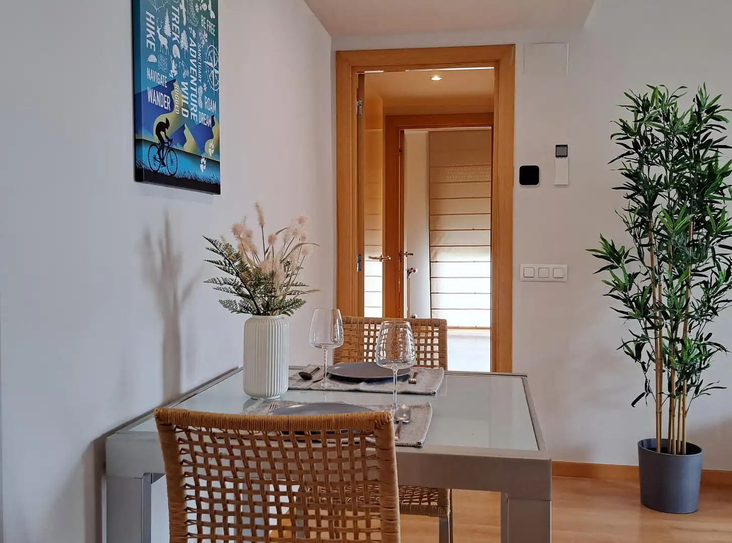 Esszimmer von Wohnungen zur Miete in Girona mit Klimaanlage, Heizung und Abstellraum