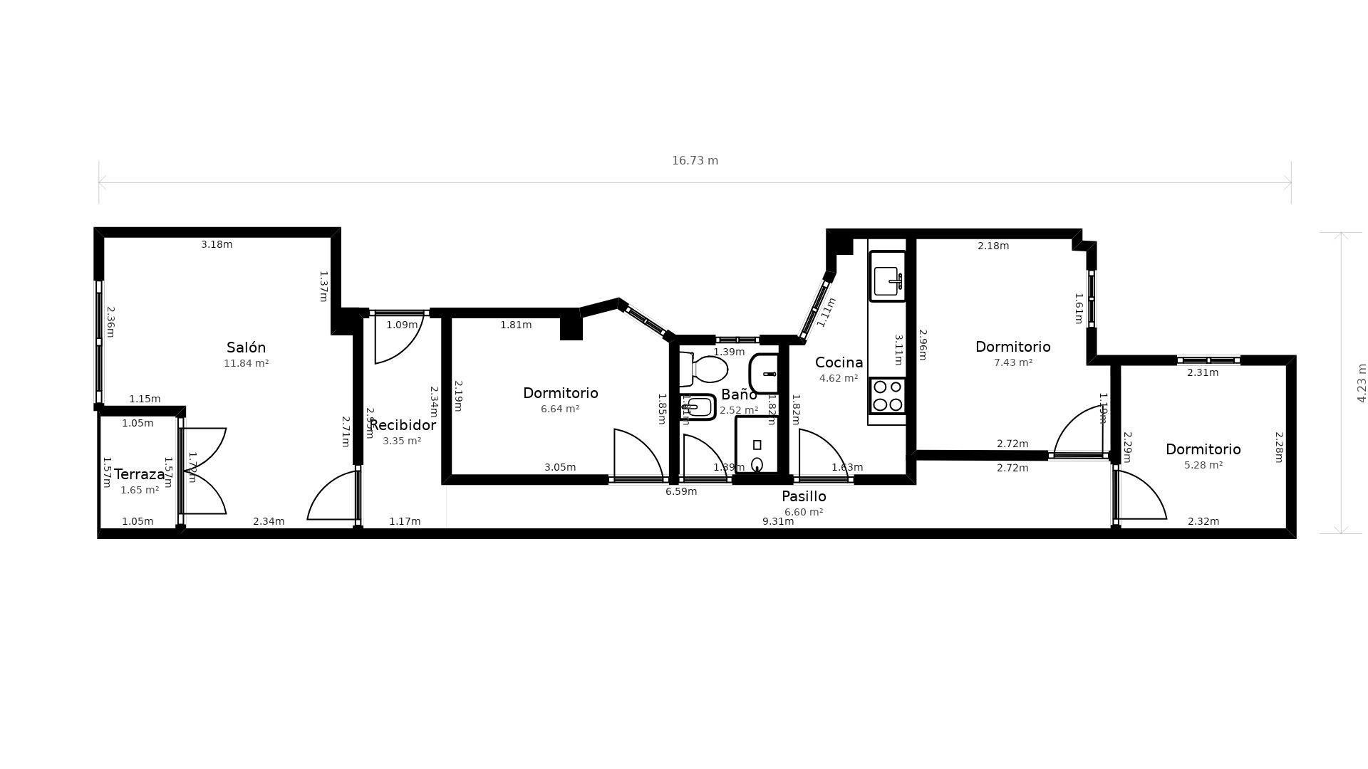 Flat to rent in Florida Baja
