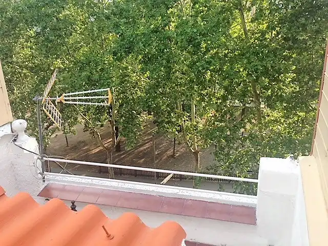 Balcony of Attic for sale in Girona  with Heating, Oven and Microwave