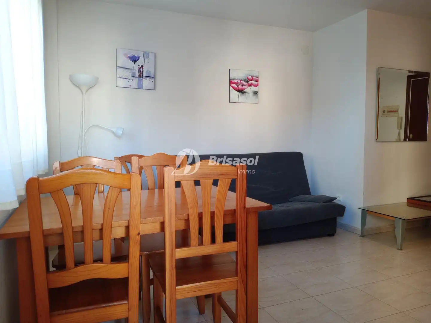 Sala de estar de Apartamento en venta en Mont-roig del Camp con Balcón y Piscina comunitaria