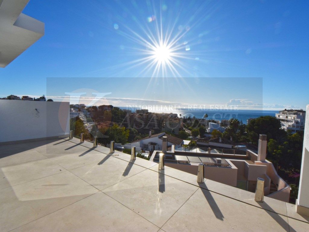 Terrace of Single-family semi-detached for sale in Fuengirola  with Air Conditioner, Private garden and Terrace