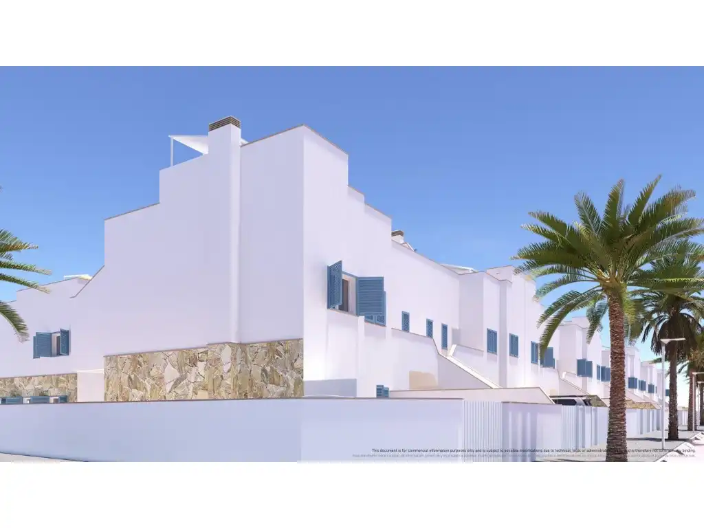 Vista exterior de Casa o chalet en venta en Pilar de la Horadada con Aire acondicionado, Jardín privado y Piscina