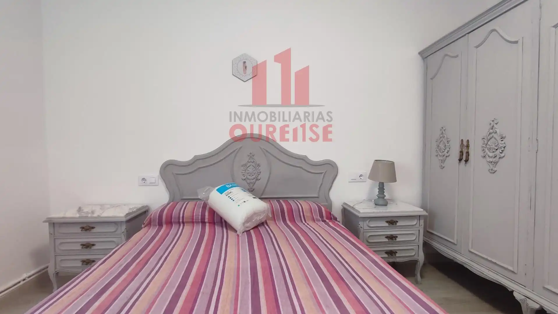 Schlafzimmer von Wohnung zur Miete in Ourense Capital  mit Heizung, Möbliert und Balkon