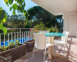 Garden of Flat to rent in  Barcelona Capital  with Air Conditioner, Heating and Private garden