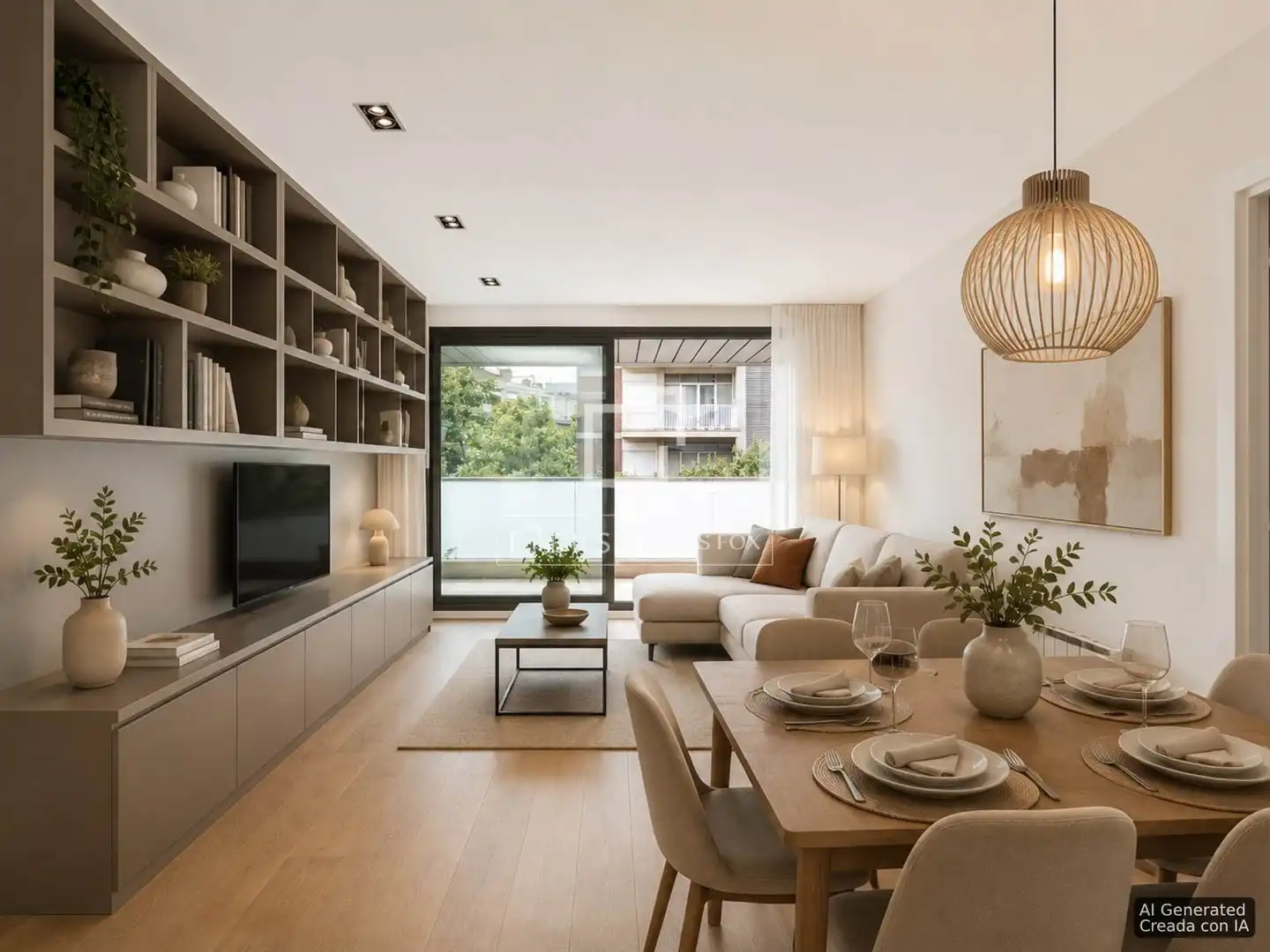 Sala de estar de Piso en venta en Barcelona con Aire acondicionado, Calefacción y Parquet