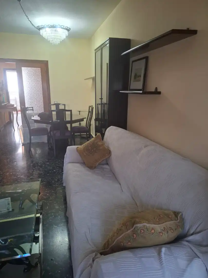 Sala de estar de Piso de alquiler en Albacete con Calefacción, Amueblado y Horno