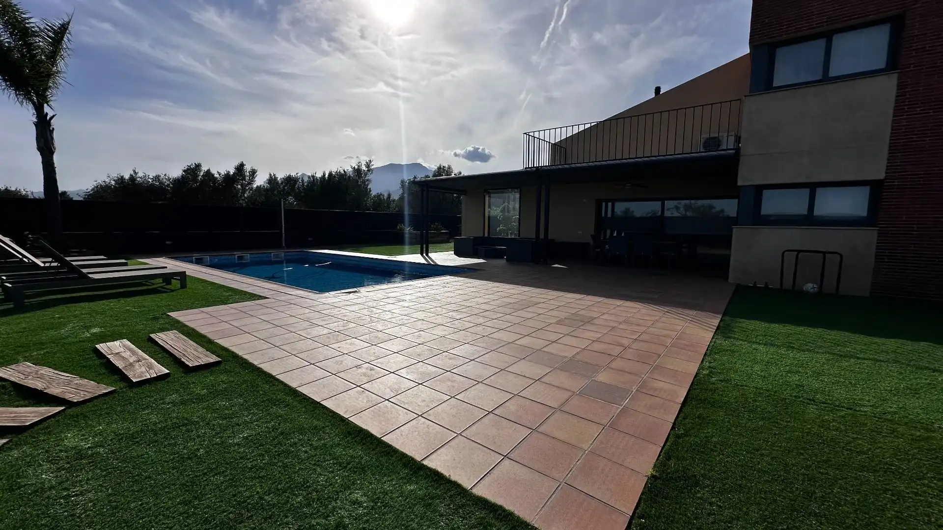 Swimming pool of Houses for sale in Roquetes  with Air Conditioner, Heating and Private garden