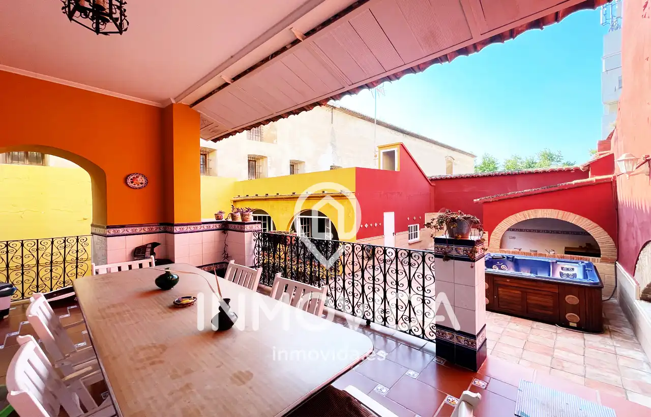 Terrace of Houses for sale in Xàtiva  with Air Conditioner, Terrace and Furnished