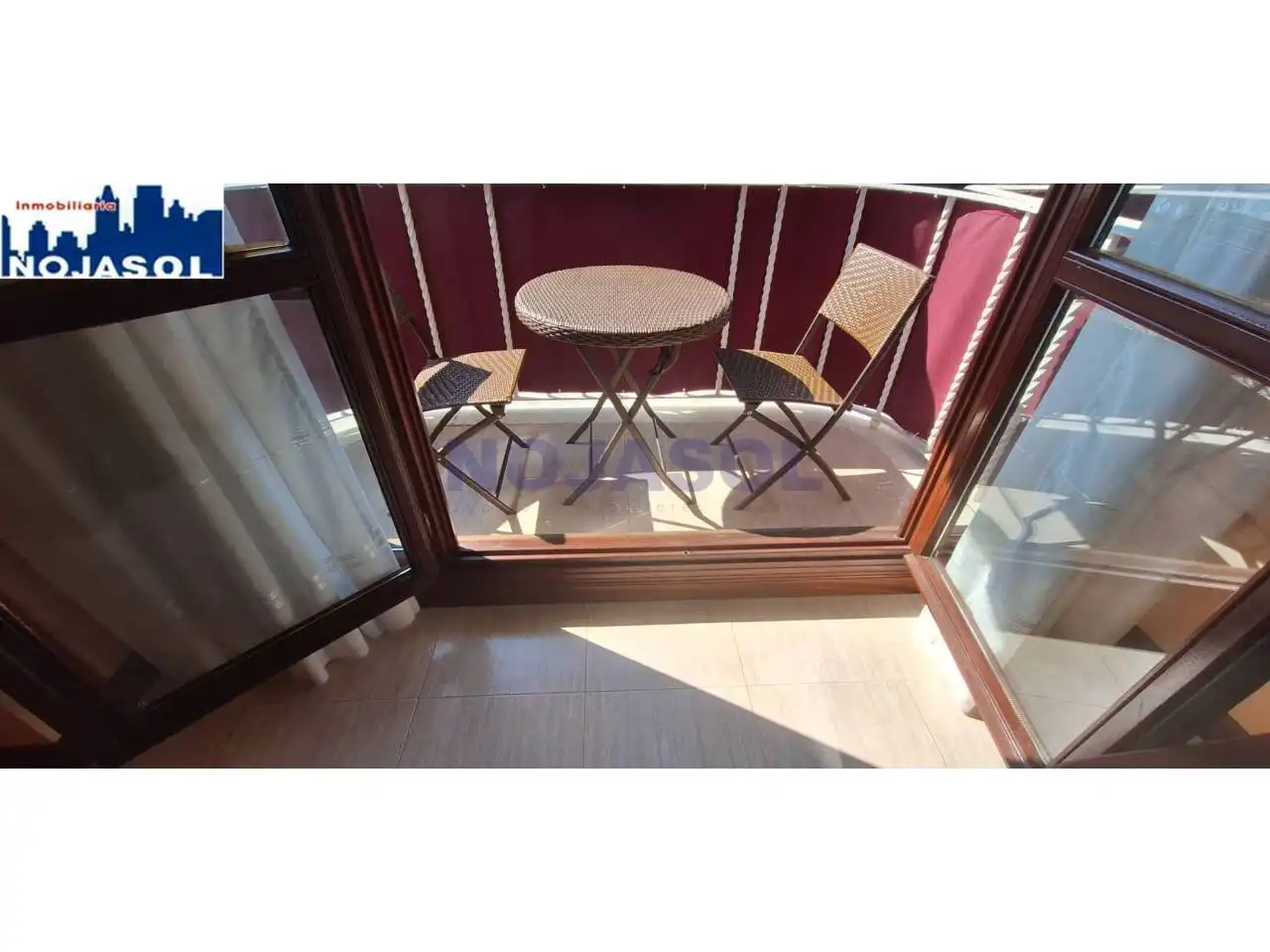 Terraza de Apartamento de alquiler en Noja con Calefacción, Terraza y Amueblado