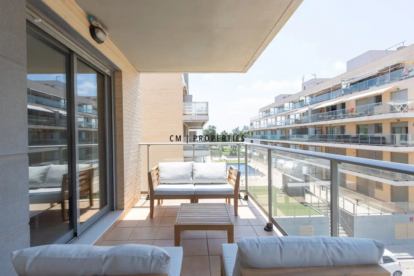 Terrace of Apartments for rent in Moncofa  with Air Conditioner, Heating and Terrace