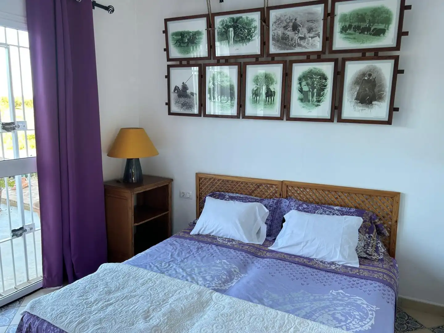 Schlafzimmer von Haus oder Chalet zum Verkauf in Aznalcázar mit Klimaanlage, Heizung und Terrasse