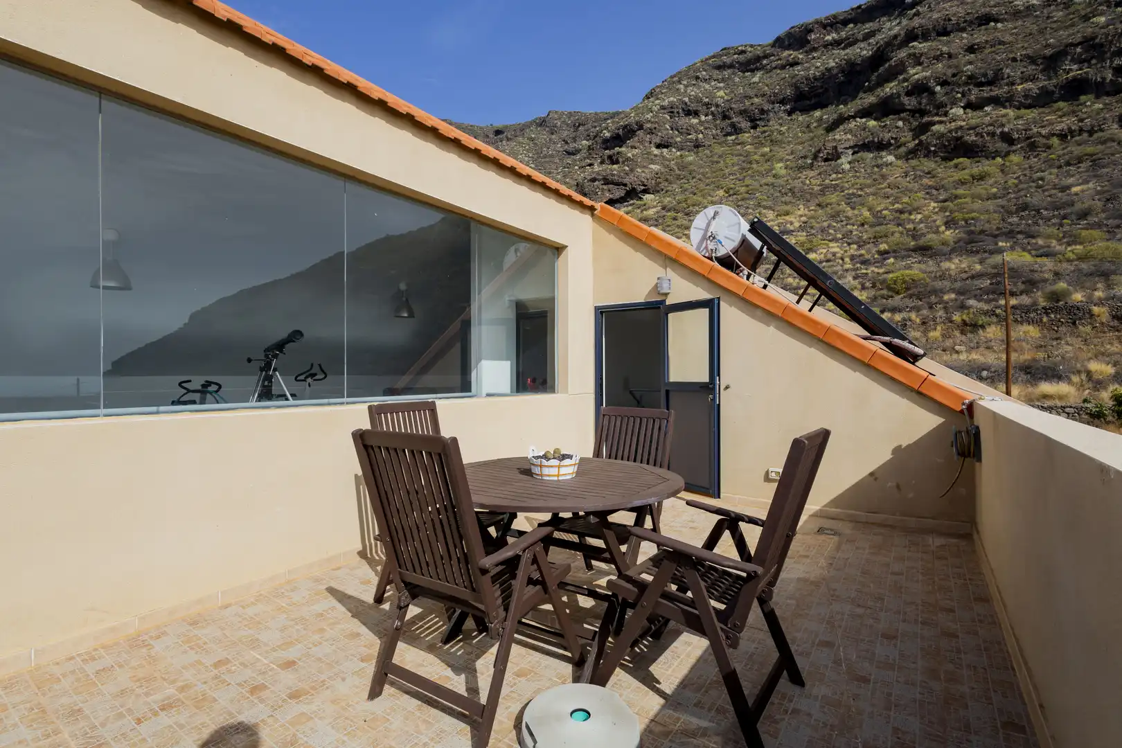 Terrasse von Haus oder Chalet zur Miete in Araya