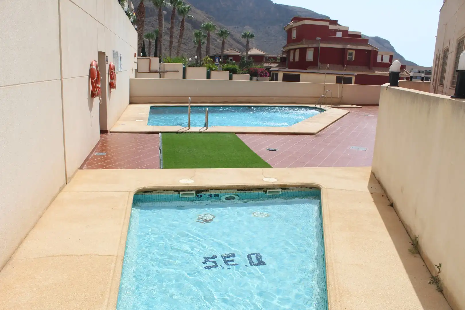 Swimming pool of Duplexes for sale in Roquetas de Mar  with Private garden, Terrace and Furnished