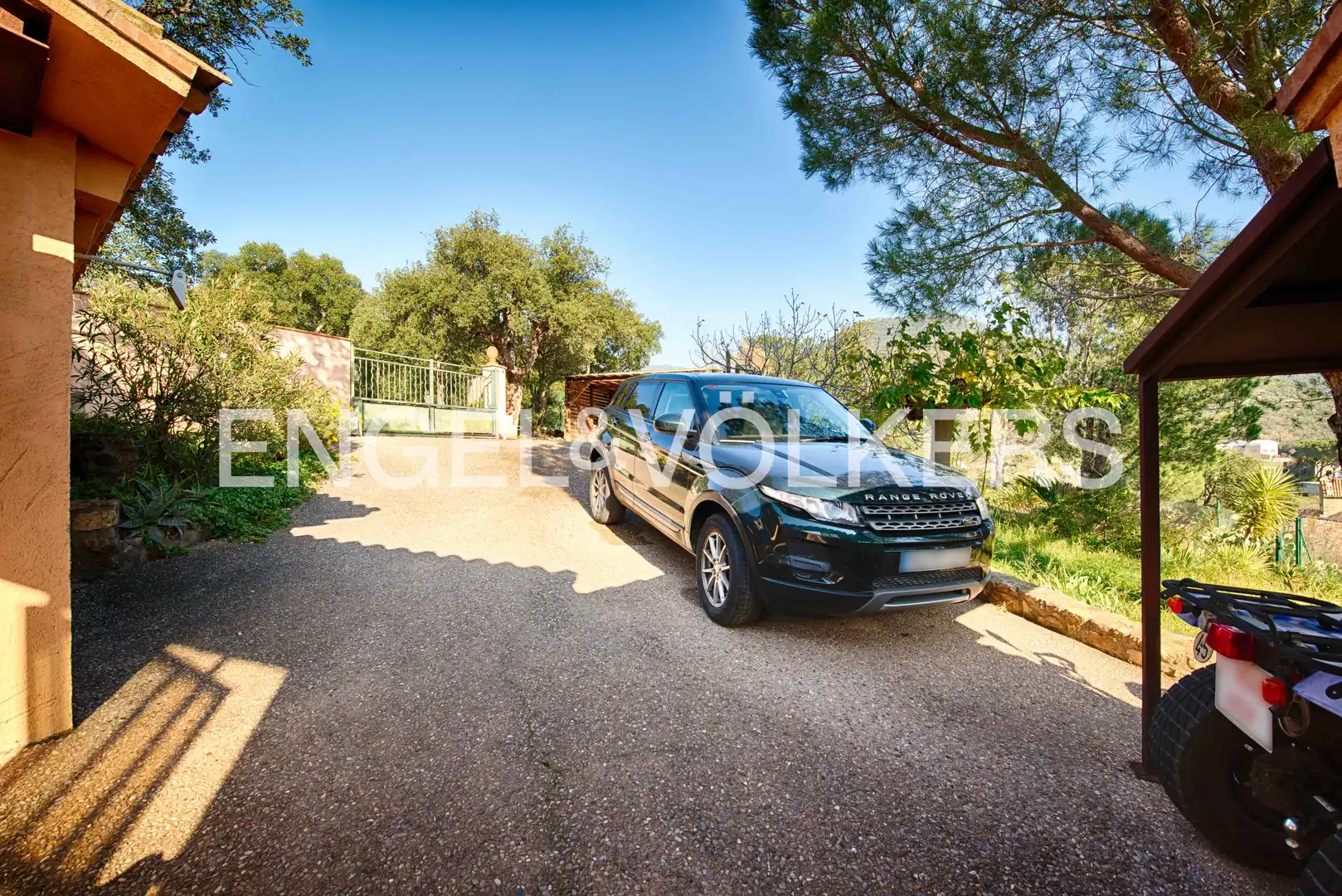 Parking of Detached homes for sale in Cantallops  with Private garden, Terrace and Swimming Pool