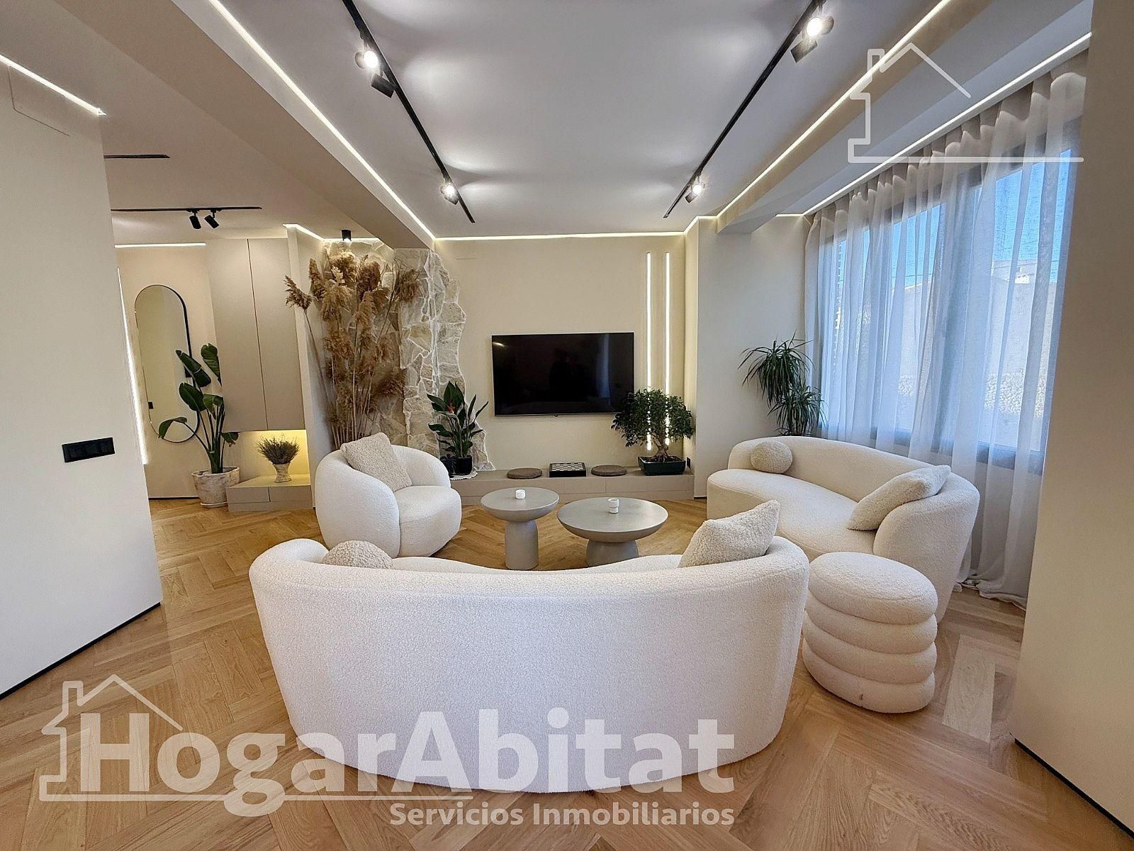 Sala de estar de Piso en venta en Alicante / Alacant con Aire acondicionado, Parquet y Terraza