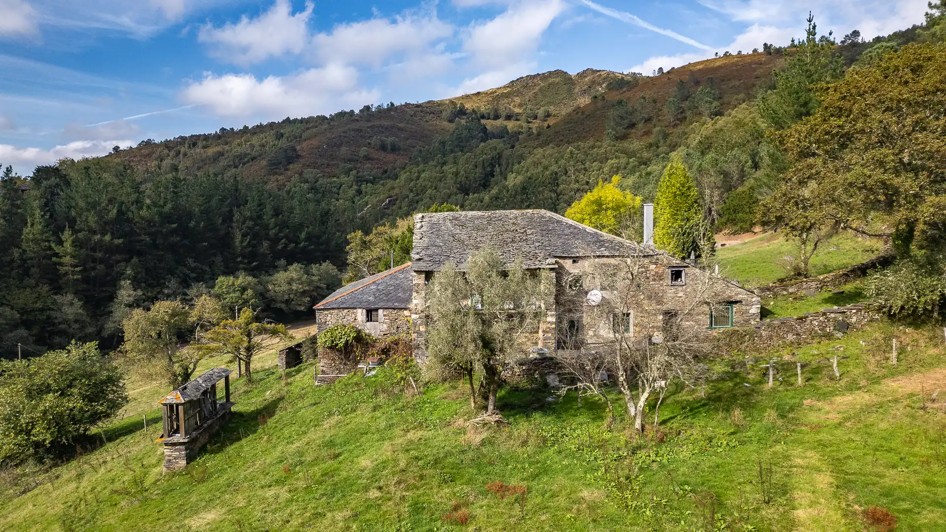 Vista exterior de Finca rústica en venta en Ourol con Amueblado