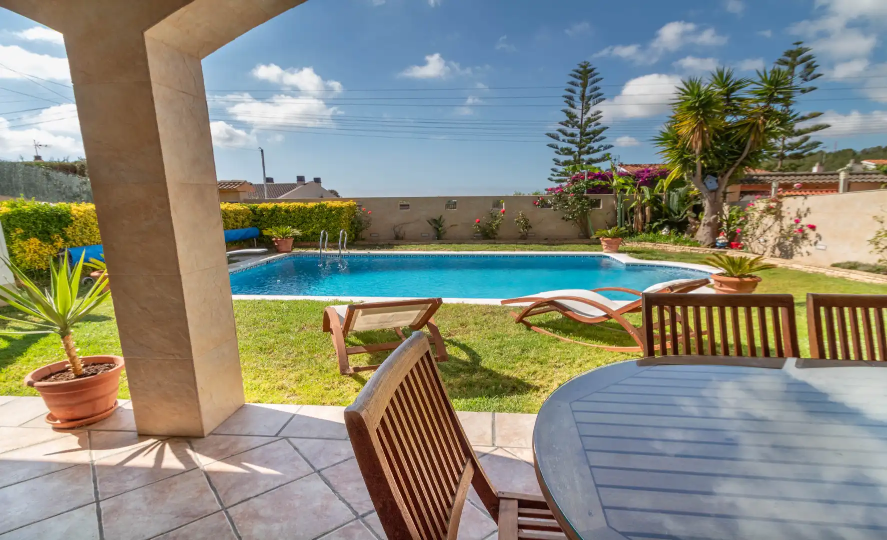 Piscina de Casa o xalet en venda en El Vendrell amb Calefacció, Jardí privat i Terrassa