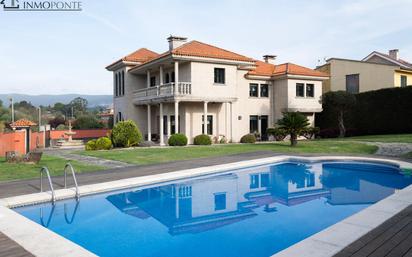 Swimming pool of House or chalet for sale in Pontevedra Capital   with Private garden