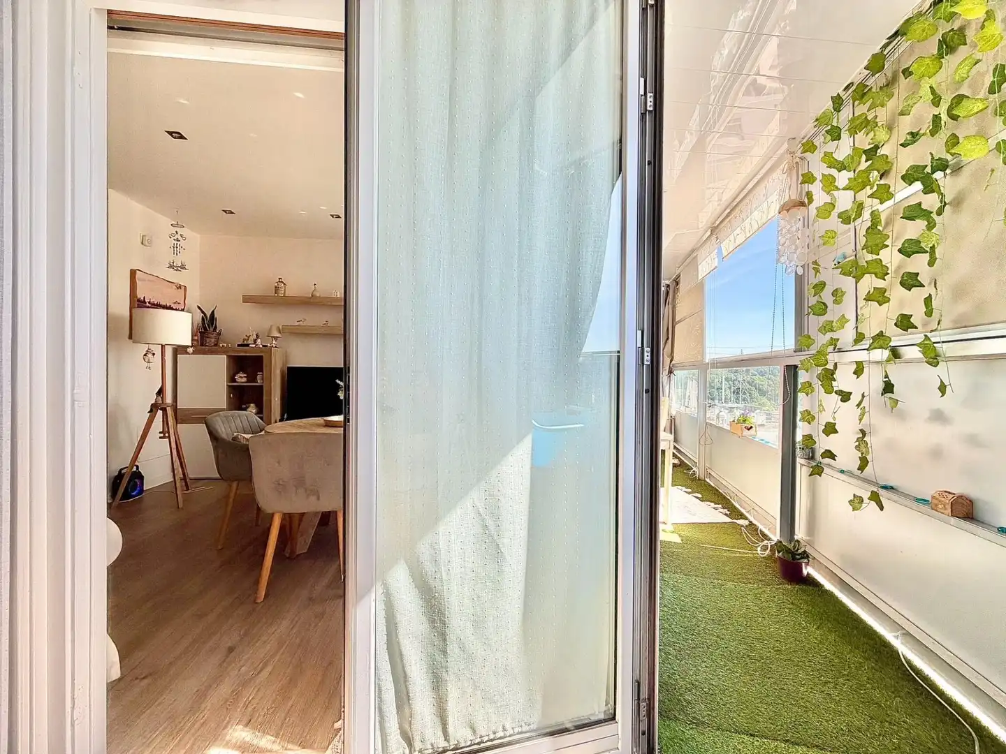 Balcony of Flat for sale in Terrassa  with Heating, Parquet flooring and Terrace