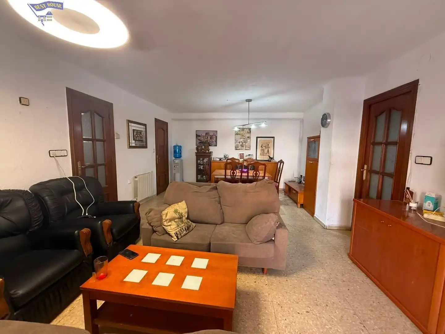 Sala d'estar de Pis en venda en Rubí amb Calefacció, Terrassa i Balcó