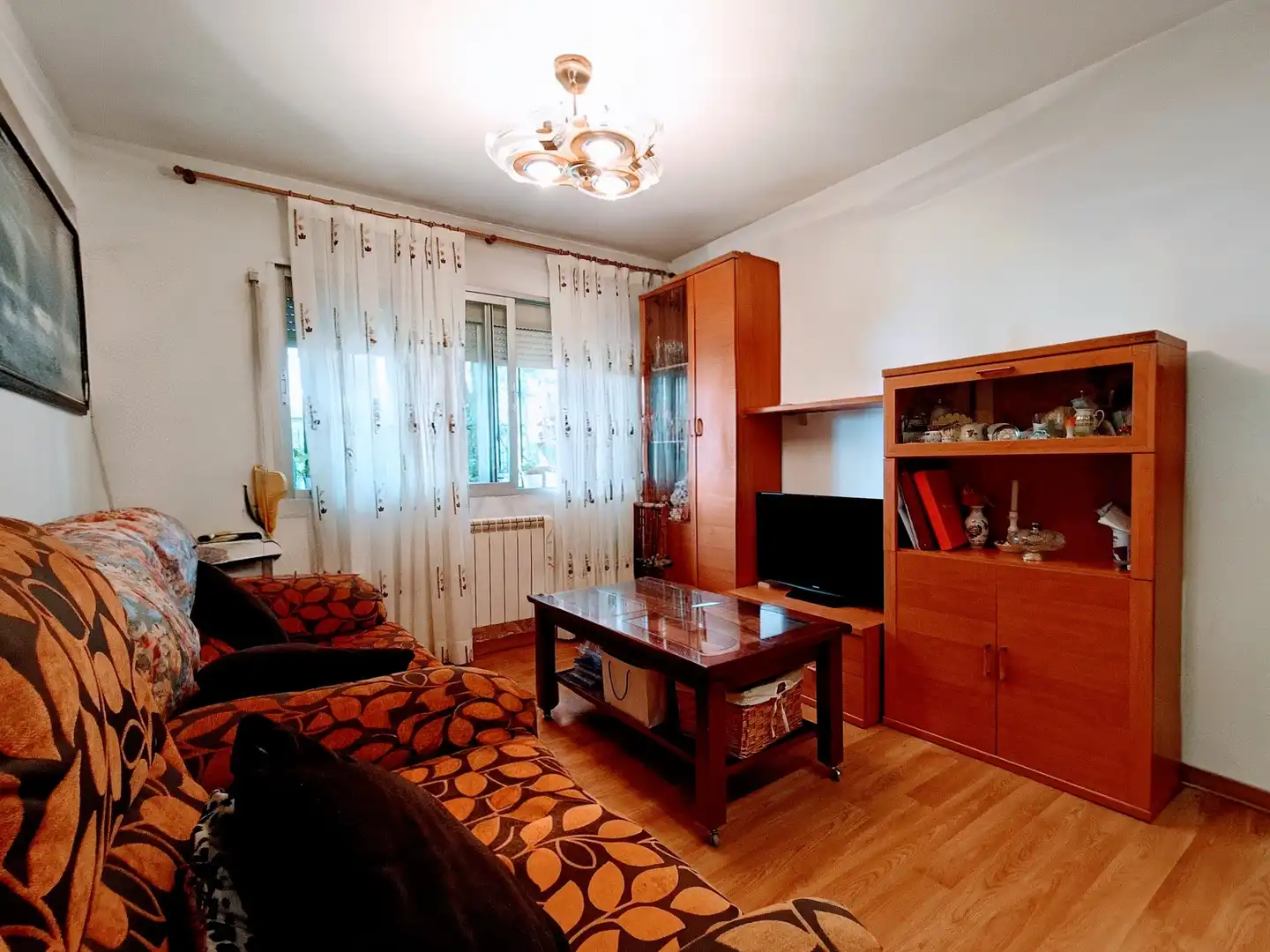 Sala de estar de Piso en venta en  Madrid Capital con Aire acondicionado y Amueblado