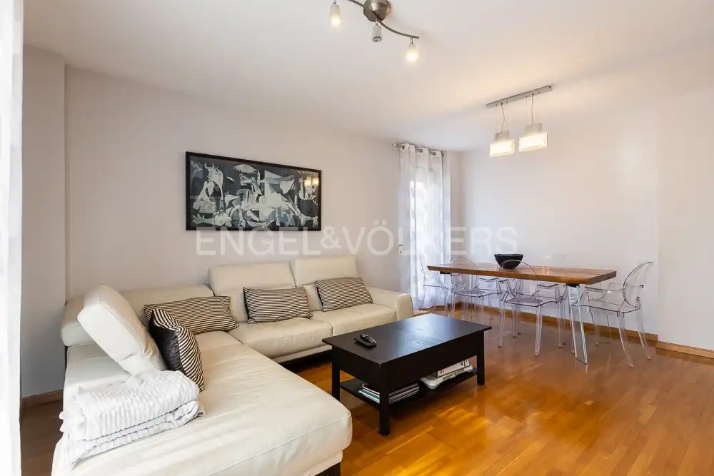Sala de estar de Piso de alquiler en Valencia con Aire acondicionado, Calefacción y Parquet