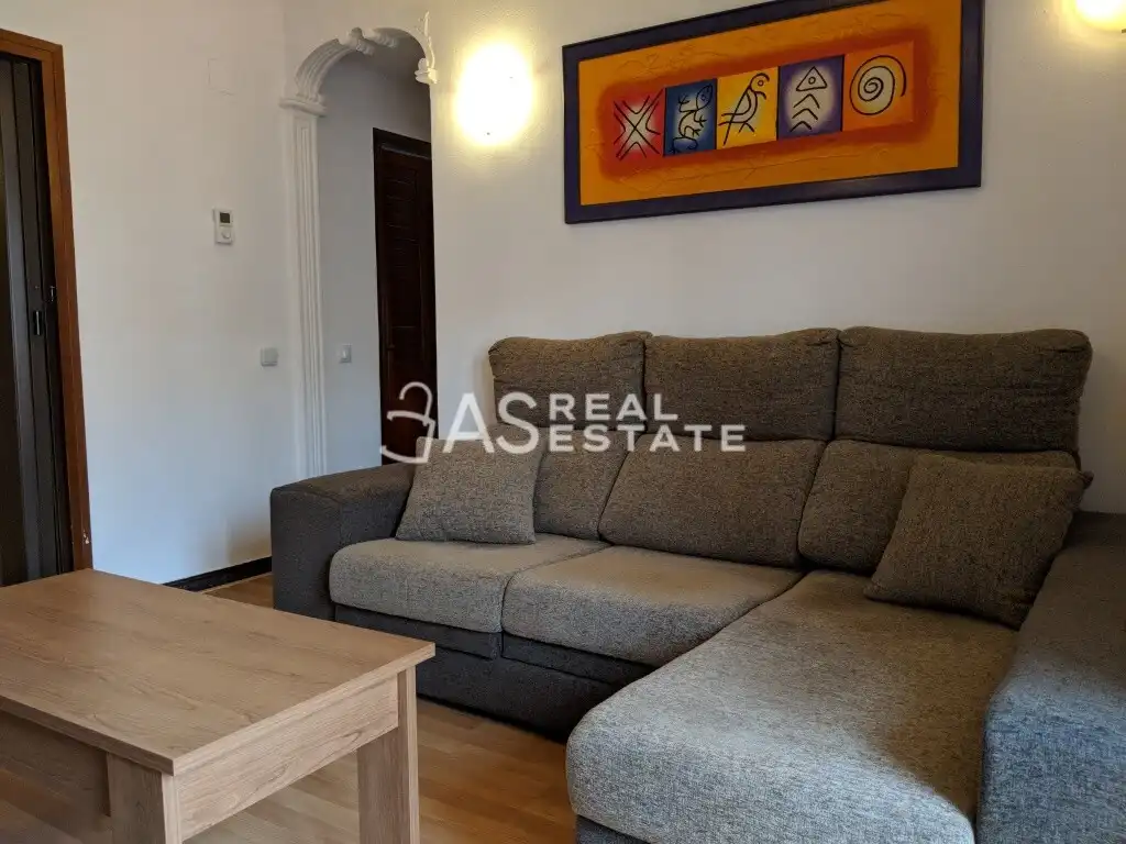 Living room of Attic for sale in Rubí  with Air Conditioner, Terrace and Furnished